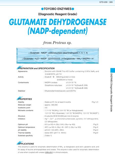 Glutamate Dehydrogenase Nadp Dependent Toyobo