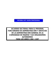 acuerdo sectorial para el personal funcionario de administraciÃ³n y ...
