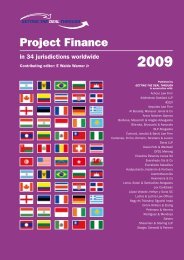 in Project Finance 2009, Getting the Deal Through ... - Kelemenis.com