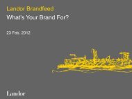Download the presentation (.pdf) - Landor Associates