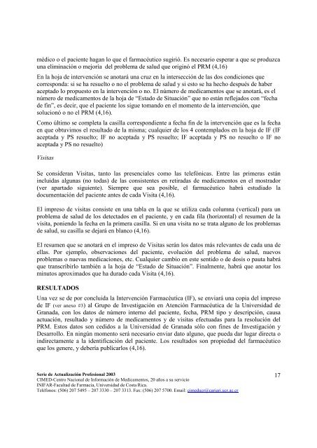 Folleto AF FINAL 2003.pdf - Universidad de Costa Rica