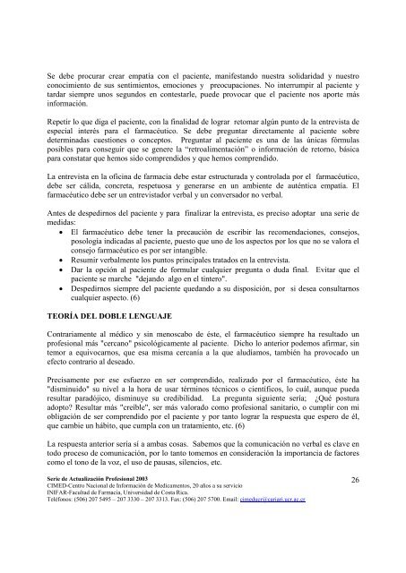 Folleto AF FINAL 2003.pdf - Universidad de Costa Rica