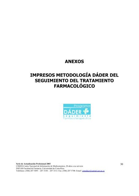 Folleto AF FINAL 2003.pdf - Universidad de Costa Rica