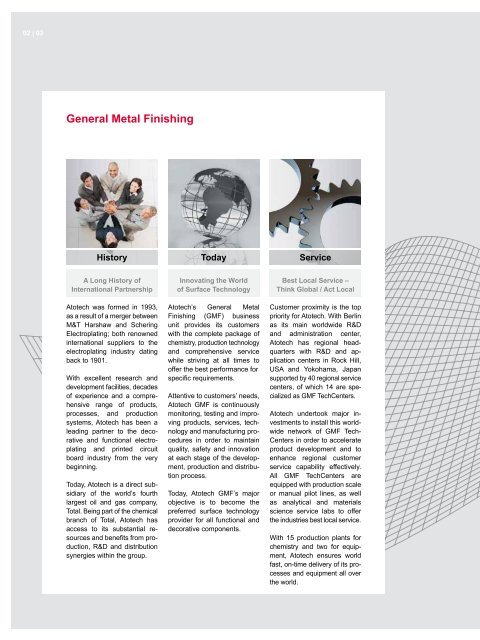 General Metal Finishing Technology Perfectly Matched Concepts for ...