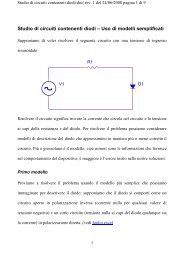 Studio di circuiti contenenti diodi - Antoniosantoro.com