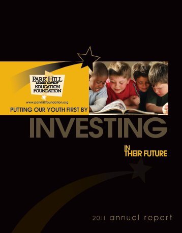 putting our youth first by in their future - Park Hill School District