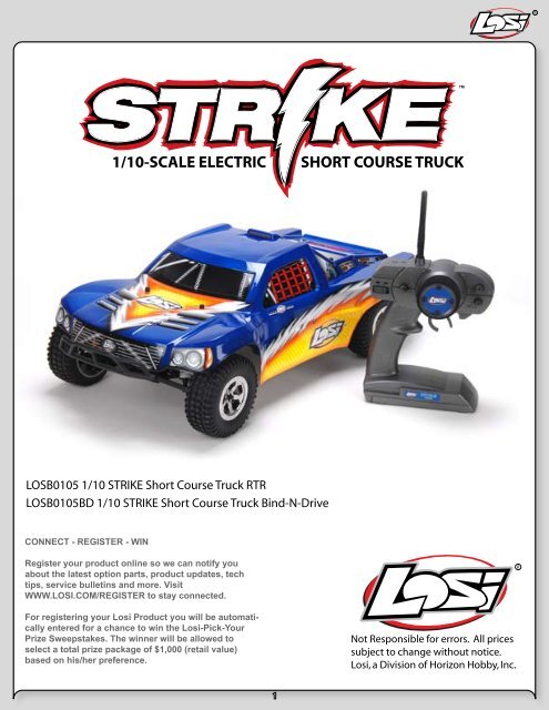 losi short course truck