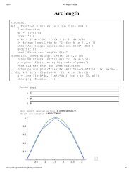 Arc length