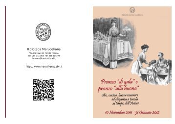 Download catalogo (PDF) - Biblioteca Marucelliana