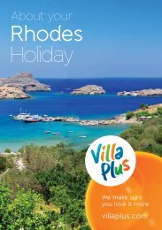 Download Rhodes resort guide(pdf) - Villa Plus