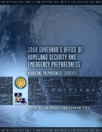 Hurricane Preparedness Exercises - Governor's Office of Homeland ...