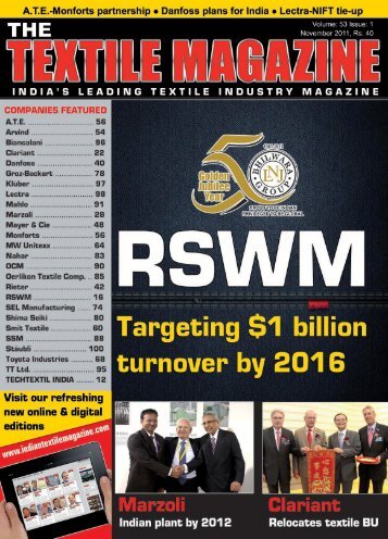 techtextIl IndIa 2011 - Textile Magazine