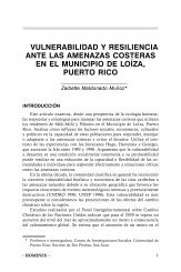 Vulnerabilidad y resiliencia ante las amenazas costeras ... - HOMINES