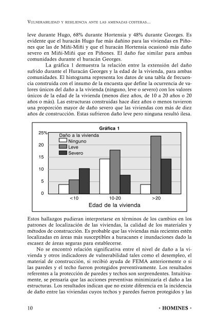 Vulnerabilidad y resiliencia ante las amenazas costeras ... - HOMINES