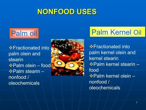 Palm Based Oleochemicals - Cosmetics - American Palm Oil Council