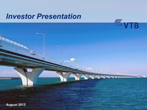 VTB Investor Presentation