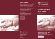 Leicester Advanced Wrist Course