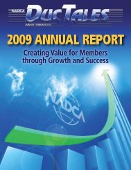 2009 ANNUAL REPORT - NADCA