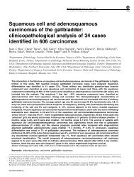 Squamous cell and adenosquamous carcinomas of ... - BPA Pathology