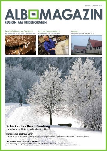 Albmagazin - Ausgabe Heidengraben 4/2014