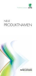 neuen Produktnamen - UPM Paper