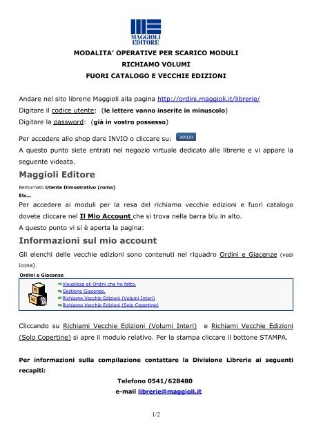 Compilazione Rese - Maggioli