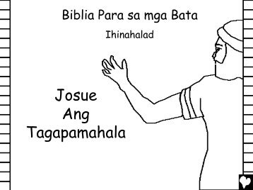 Joshua Takes Charge Tagalog CB - Bible for Children
