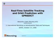 Real-Time Satellite Tracking and Orbit Prediction with GPREDICT