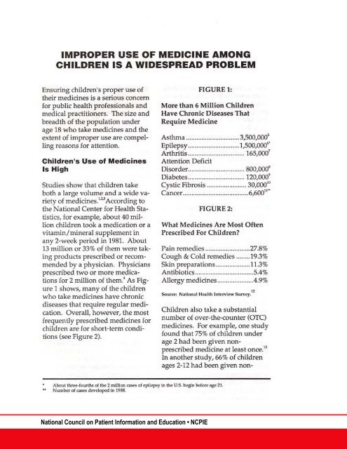 Children and America's Other Drug Problem - National Council on ...