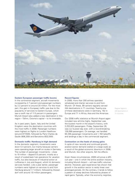 Annual Report 2008 (pdf) - Flughafen MÃ¼nchen