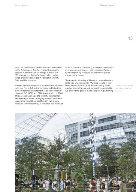 Annual Report 2008 (pdf) - Flughafen MÃ¼nchen