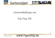 Gartenmöbeldesign von Trip Trap, DK