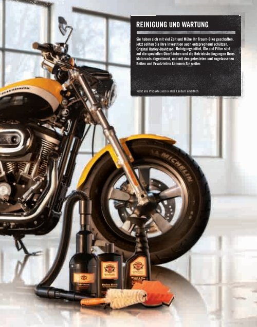 reinigung und wartung - Harley-Davidson Tuttlingen - Motorrad ...