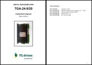 HW manual - TG Drives