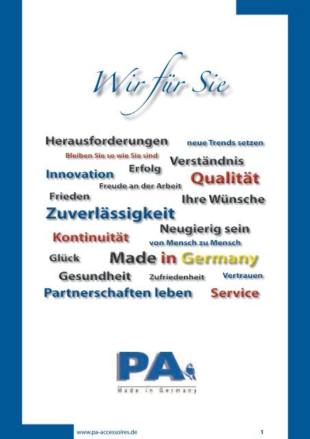 MADE IN GERMANY - PA-Accessoires