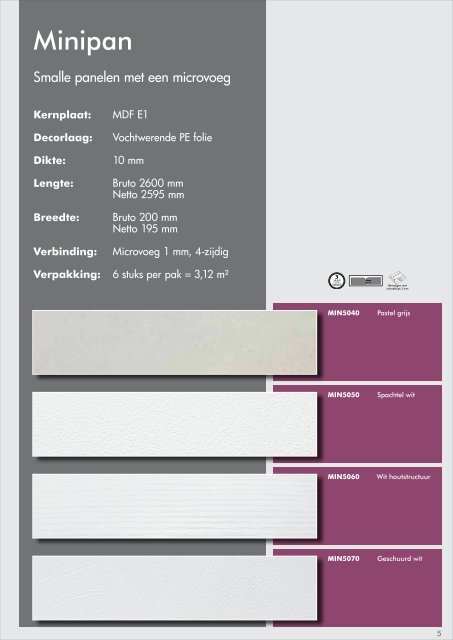 HDF panelen - Roommade