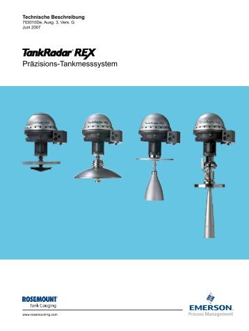 TankRadar Rex - Rosemount Tank Radar