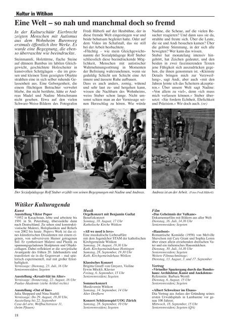 Ausgabe 5, Juli 2013 - Quartier-Anzeiger Archiv