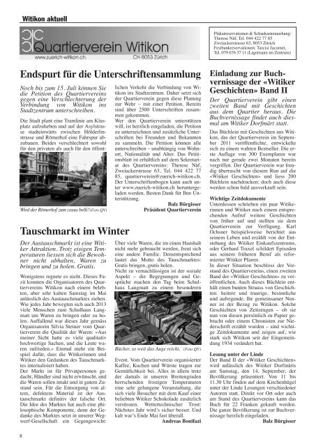 Ausgabe 5, Juli 2013 - Quartier-Anzeiger Archiv