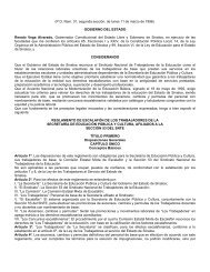 Reglamento De Escalafon Del Nivel De Telesecundarias Del Sistema