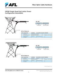 Cell Tower Demarcation Products - AFL