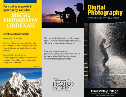 DIGITAL PHOTOGRAPHY CERTIFICATE ... - Rock Valley College