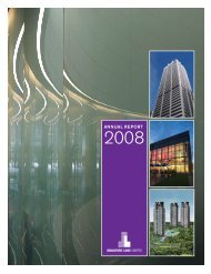 Annual Report 2008 - singapore land limited