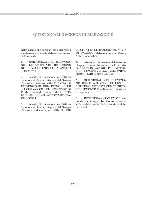 QUESTIONARI E SCHEDE DI RILEVAZIONE - Data - CPO