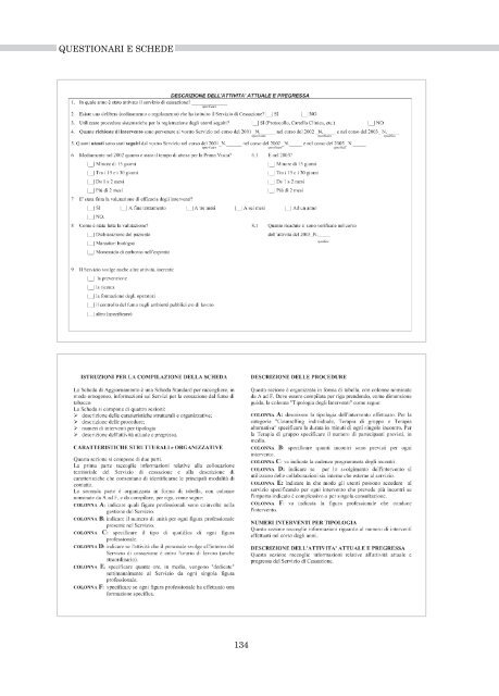 QUESTIONARI E SCHEDE DI RILEVAZIONE - Data - CPO