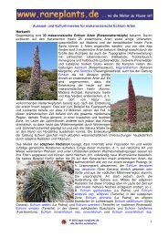 Aussaat- und Kulturhinweise für makaronesische Echium Arten ...