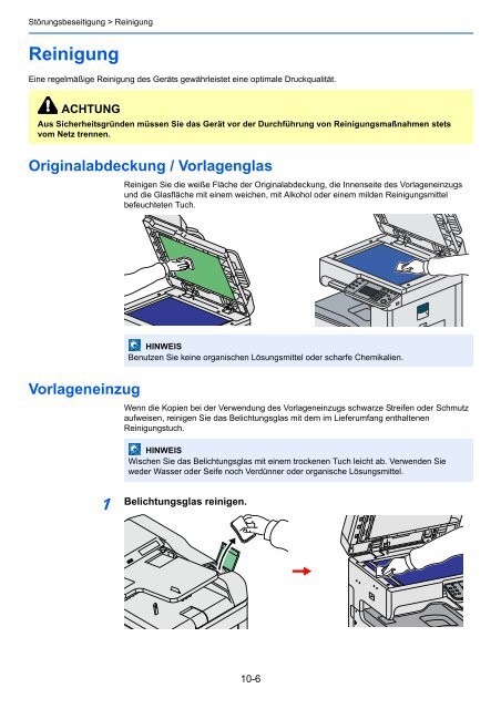 Anzeige aufrufen. - Utax