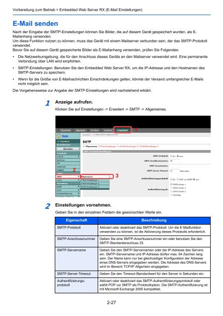 Anzeige aufrufen. - Utax