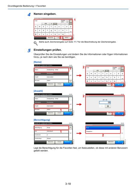 Anzeige aufrufen. - Utax