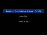 Lexicalized Tree-Adjoining Grammars (LTAG) - ad-teaching.infor...